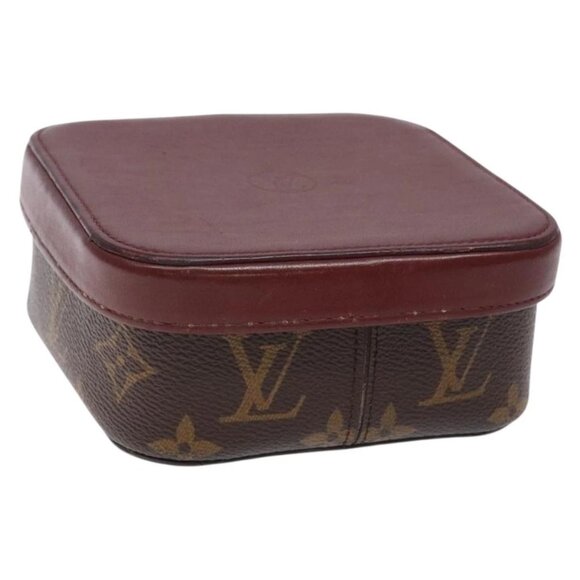 LOUIS VUITTON Monogram Boite Camille MM Jewelry Box Brown GI0019 LV Auth 133672 - Picture 1 of 16